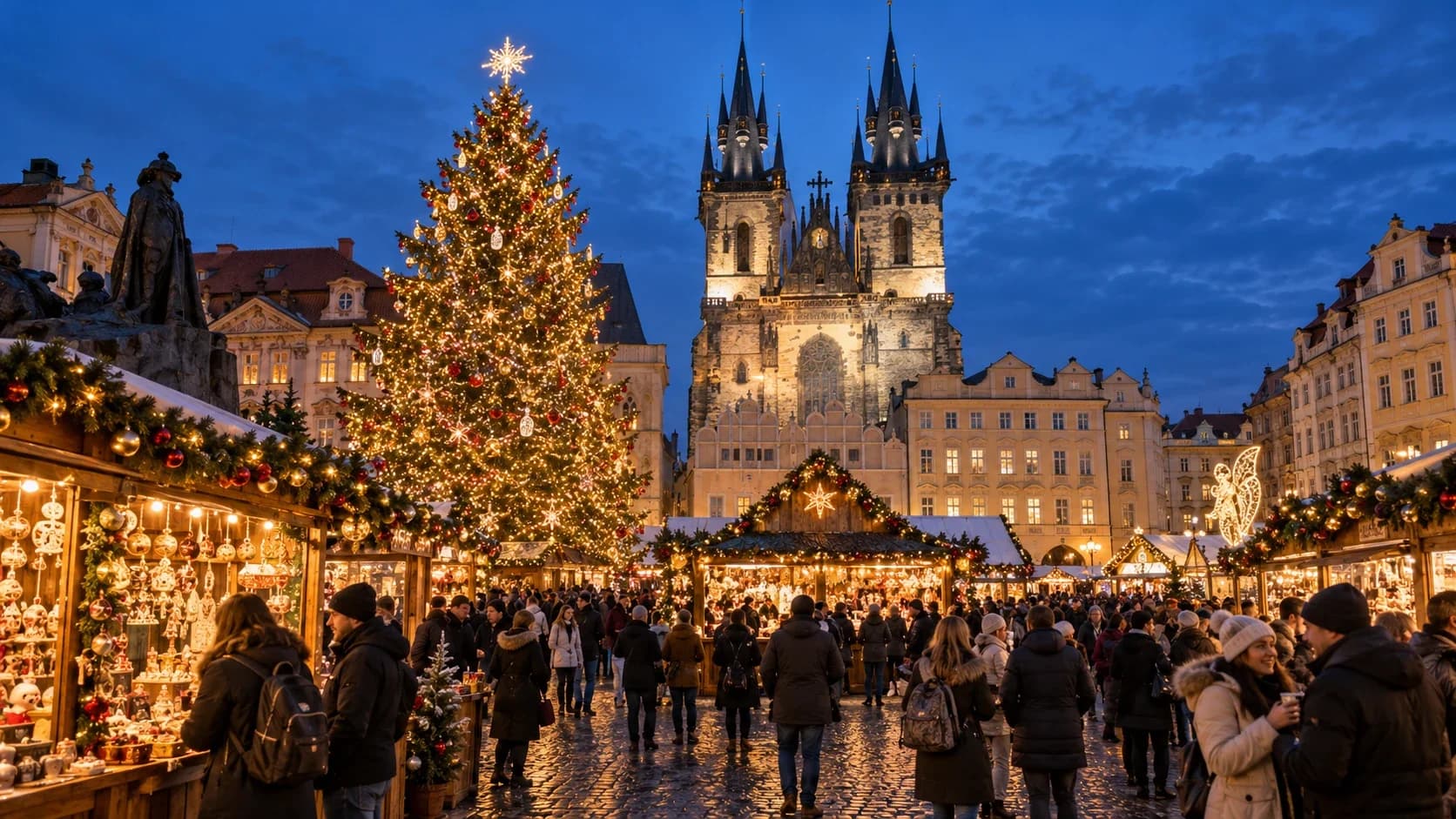 Mercados de Natal em Praga